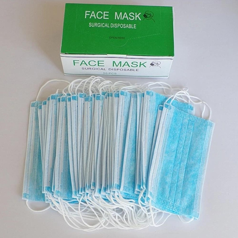 3-Ply Surgical Face Mask (Pack of 20, 25, or 50) - Global ...